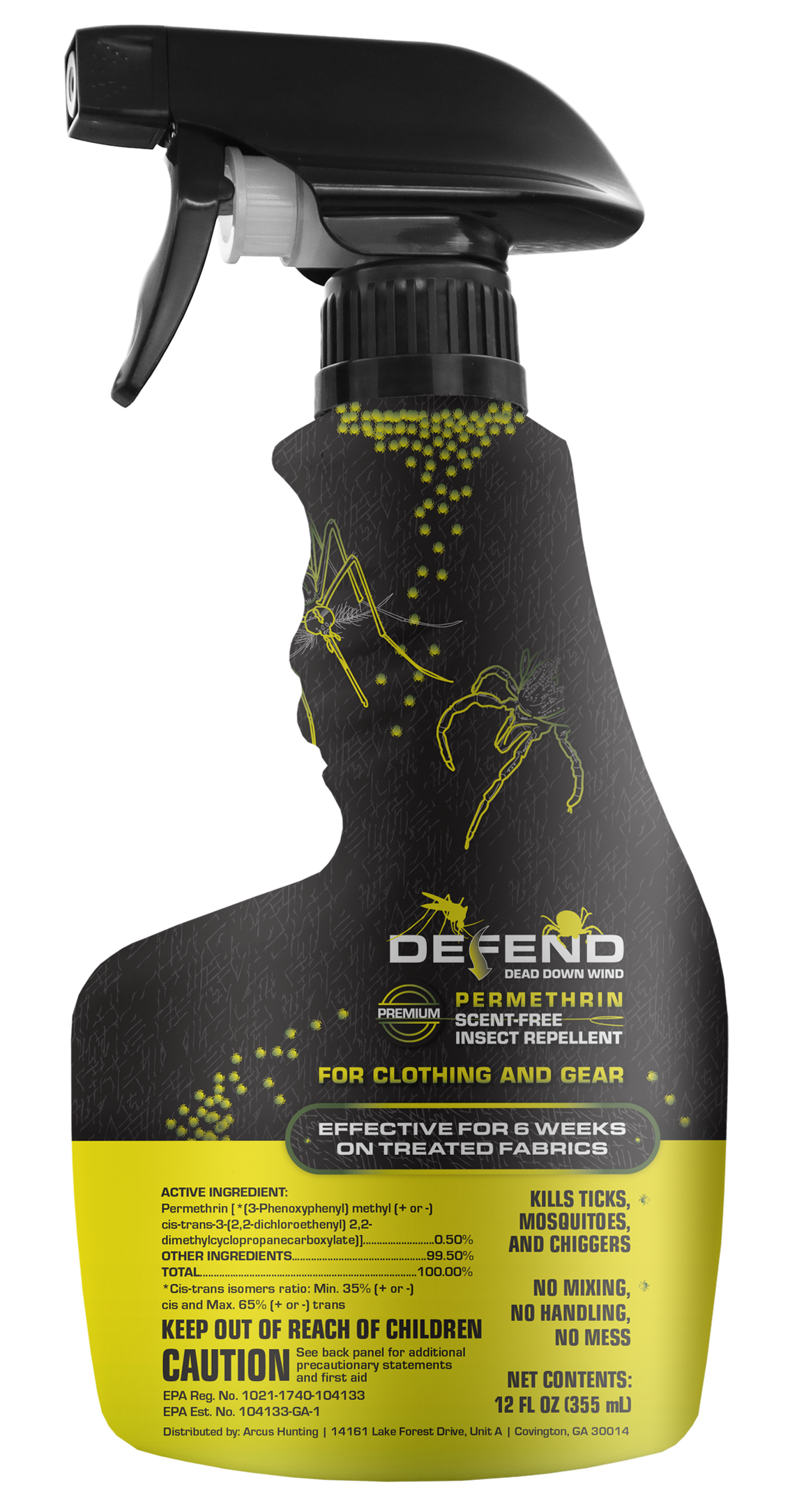DEFEND 70015 PERMETHRIN CLOTHING SPRAY 12OZ