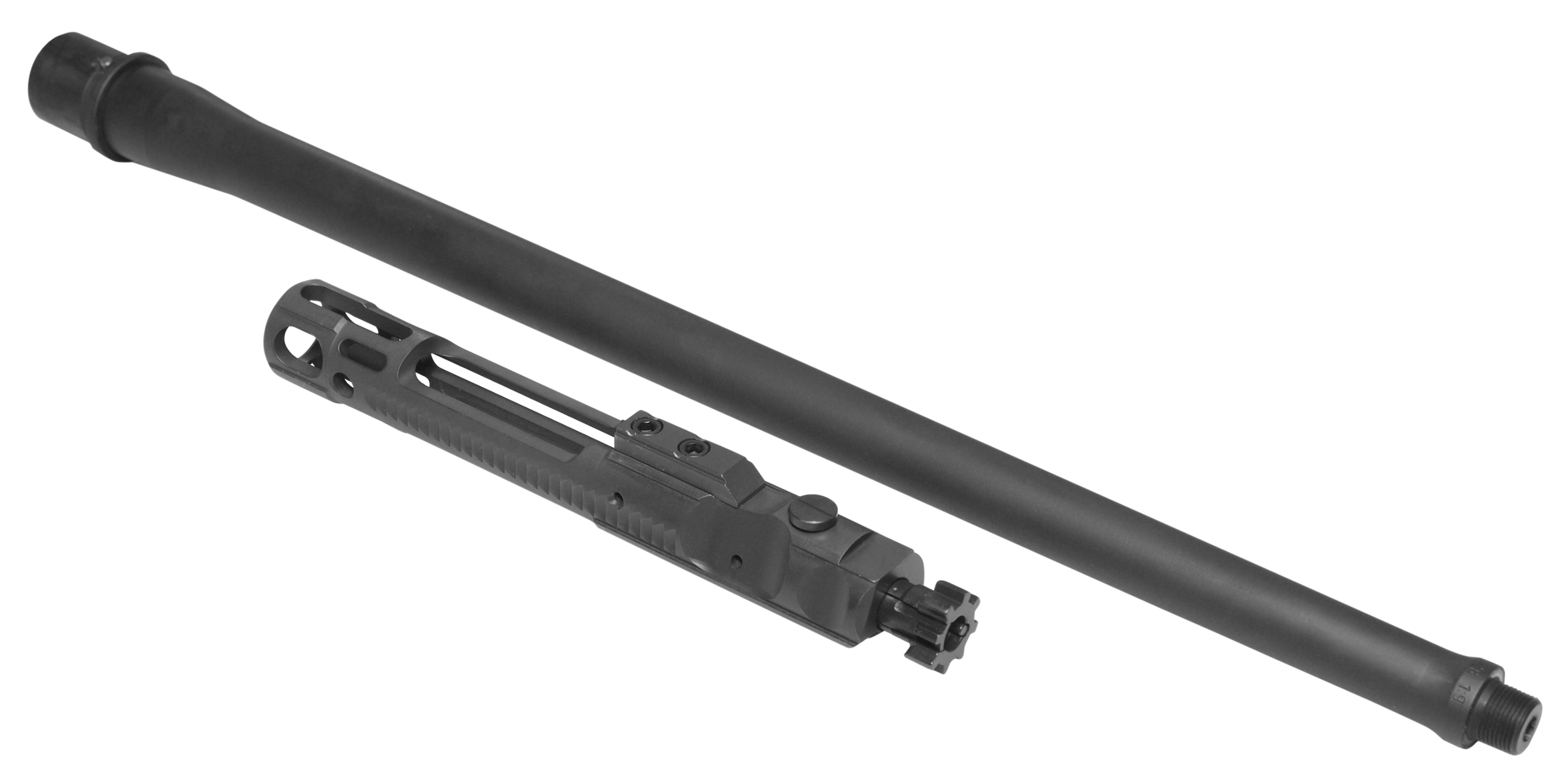 CMMG 57D0476 Replacement Barrel Kit with Bolt Carrier Group, 5.7x28mm 16.10" Threaded, Black, Radial Delayed Blowback, Fits AR-Platform