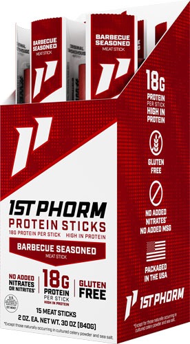 1st Phorm Protein Sticks Barbecue Seasoned 15ct