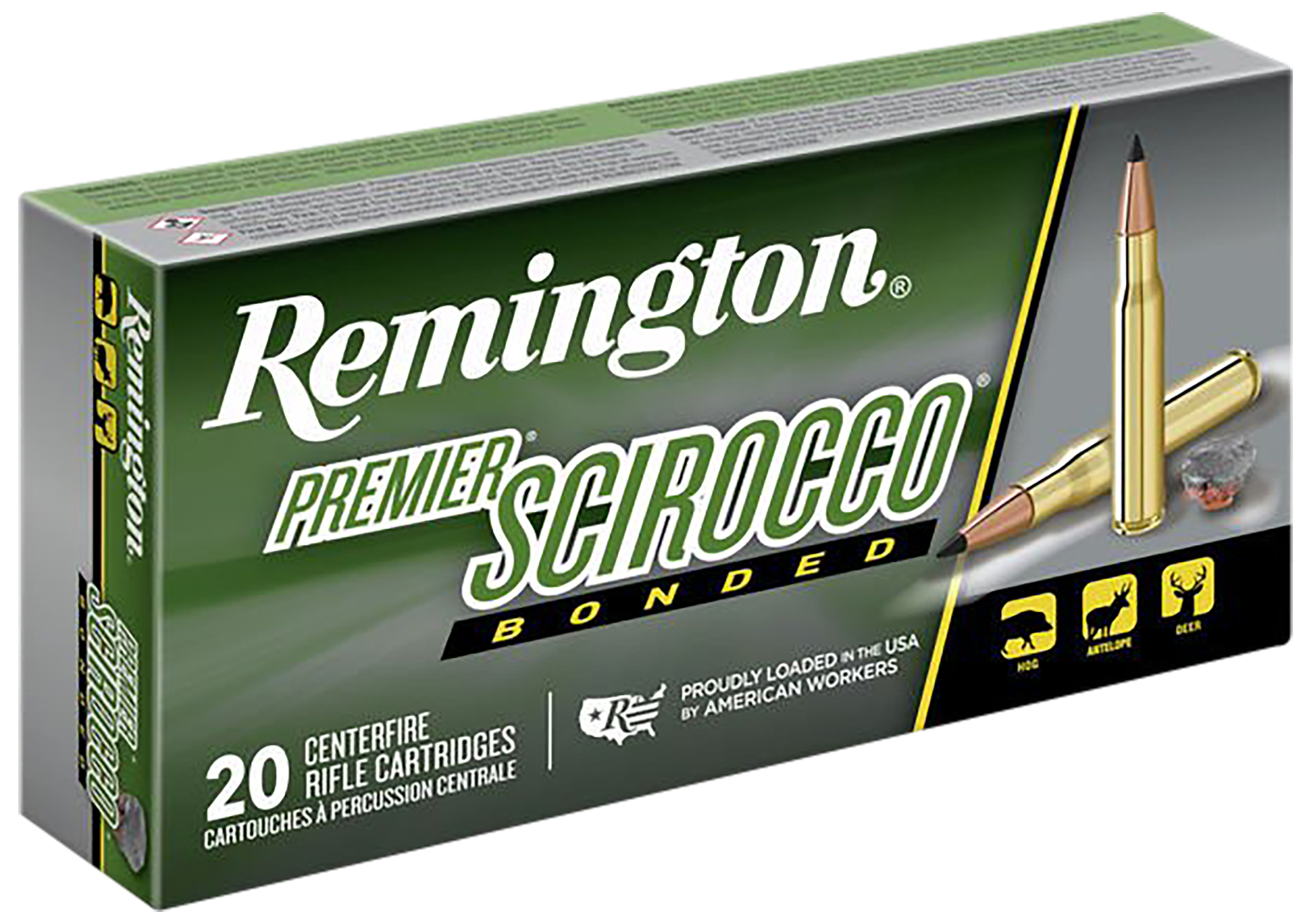 Remington Ammunition 27936 Premier Scirocco Bonded 300RUM 180gr Swift Scirocco Bonded 20 Per Box/10 Case