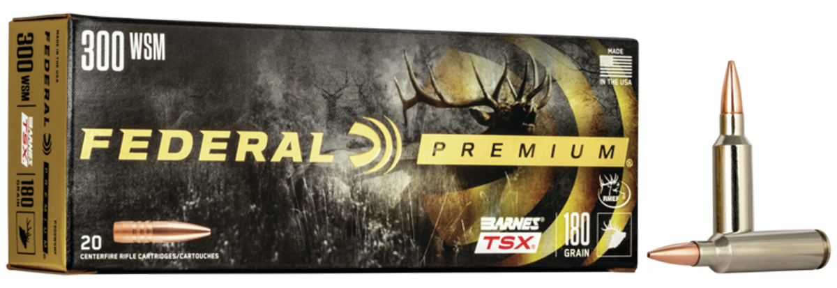 Federal P300WSMF Premium  300WSM 180gr Barnes TSX 20 Per Box/10 Case