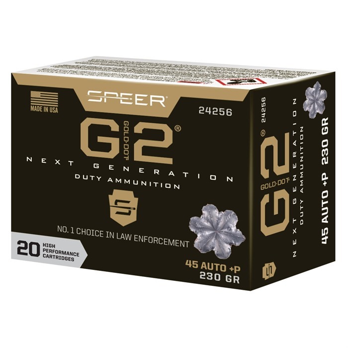 Speer Gold Dot G2 45 ACP +P 230gr 200rd Case