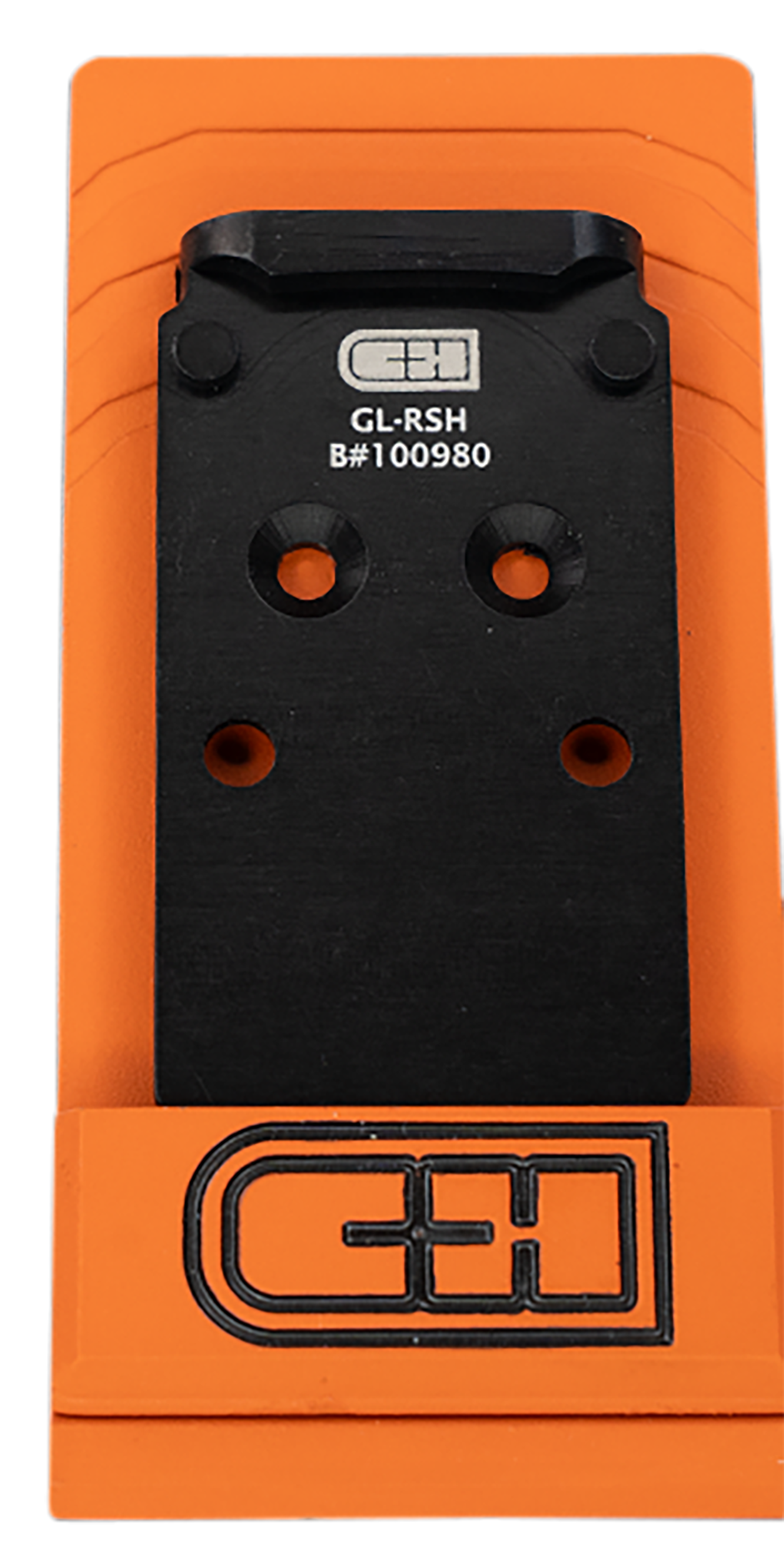 C&h Precision GLRSH V4 MIL/LEO Adapter  Black Anodized Trijicon/Holosun Pattern Footprint