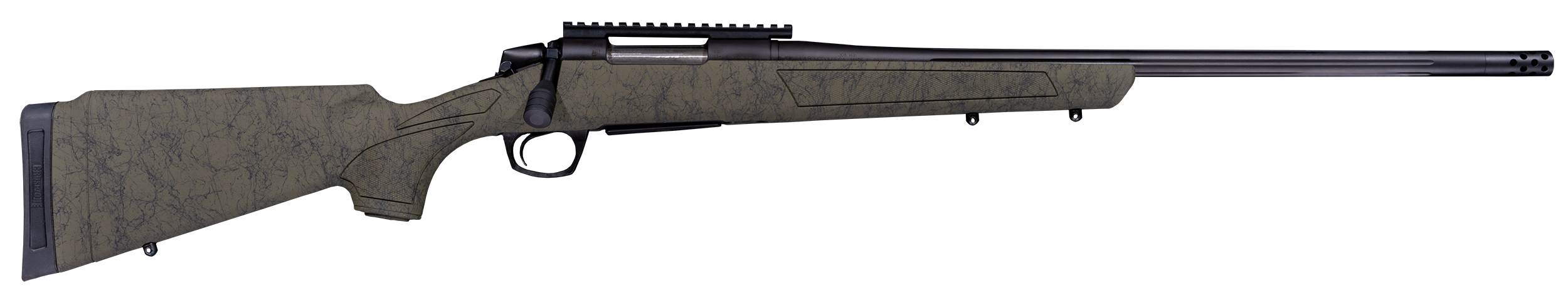 CVA CR3991G Cascade XT Full Size 300 Win Mag 4+1 24" Graphite Black Cerakote Steel Threaded Barrel, OD Green Adj w/Soft Touch Synthetic Stock