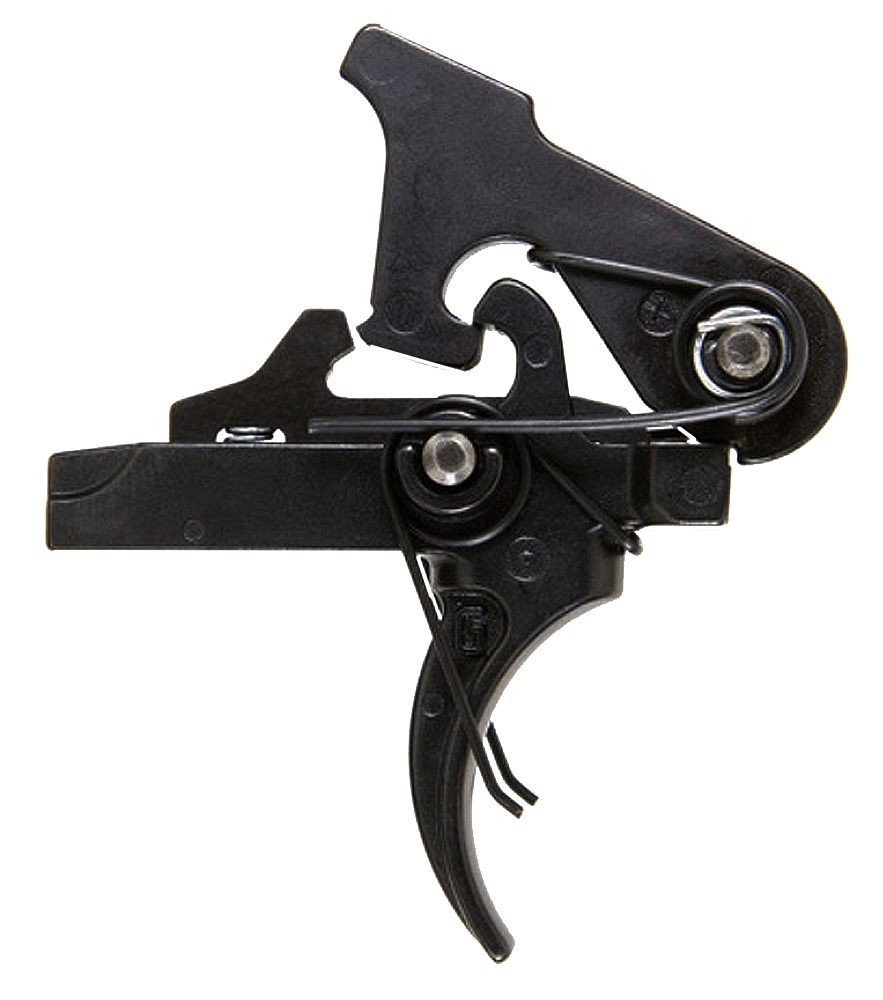 Geissele Automatics 05145 G2S  Two-Stage Curved Trigger w/4.25-4.75 lbs Draw Weight, Black Oxide Finish for AR-15/AR-10
