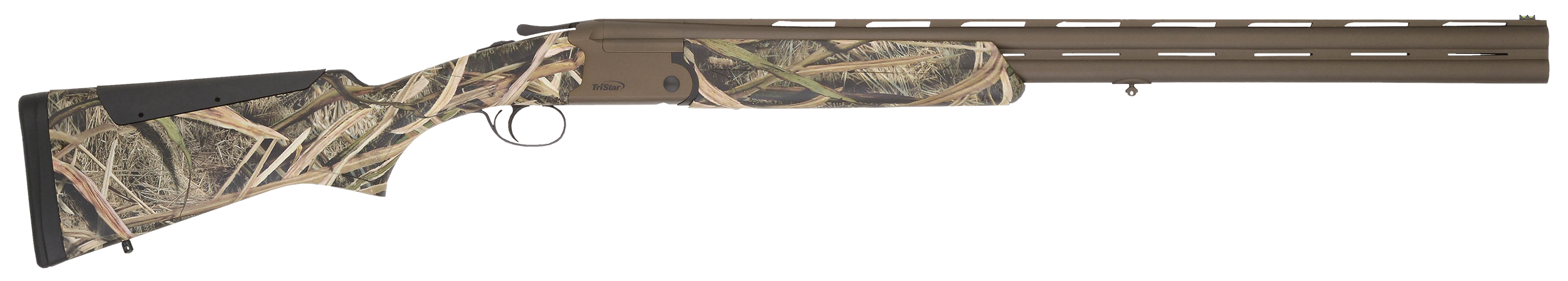 TriStar 35221 Hunter Mag II  12 Gauge 3.5" 2rd 28" Chrome-Lined, Midnight Bronze Barrel/Re, Mossy Oak Shadow Grass Blades Furniture, Fiber Optic Sight, 5 Ext. Chokes