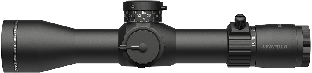 Leupold 176446 Mark 5HD  Matte Black 3.6-18x44mm M1C3 Illuminated PR-1MOA Reticle 35mm Tube
