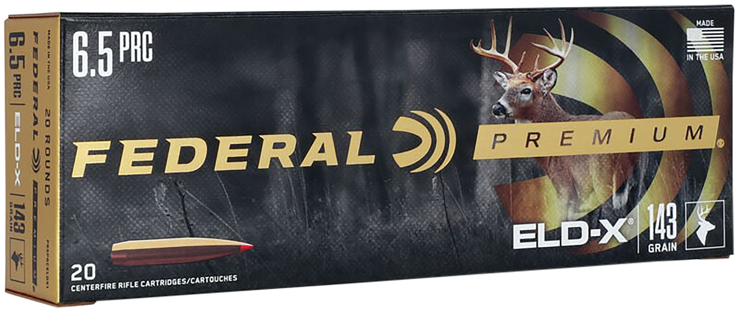 Federal P65PRCELDX1 Premium ELD-X 6.5PRC 143gr 20 Per Box/10 Case