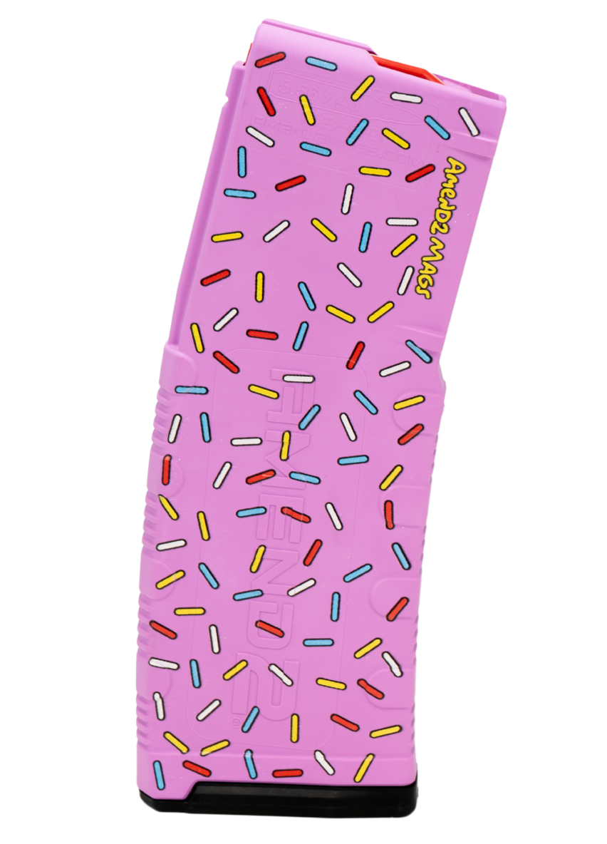 Amend2 556SPRINKLE30 MOD-2 Sprinkle Donut 30rd Fits AR-15 Pink Sprinkles Polymer