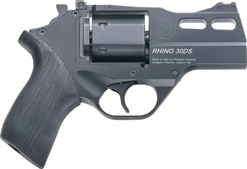 CHIAPPA RHINO 30SA 357MAG 3" ADJ. SIGHT BLACK/RUBBER