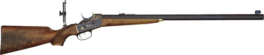 PEDERSOLI "JOHN BODINE" 45-70 ROLLING BLOCK 30" WALNUT