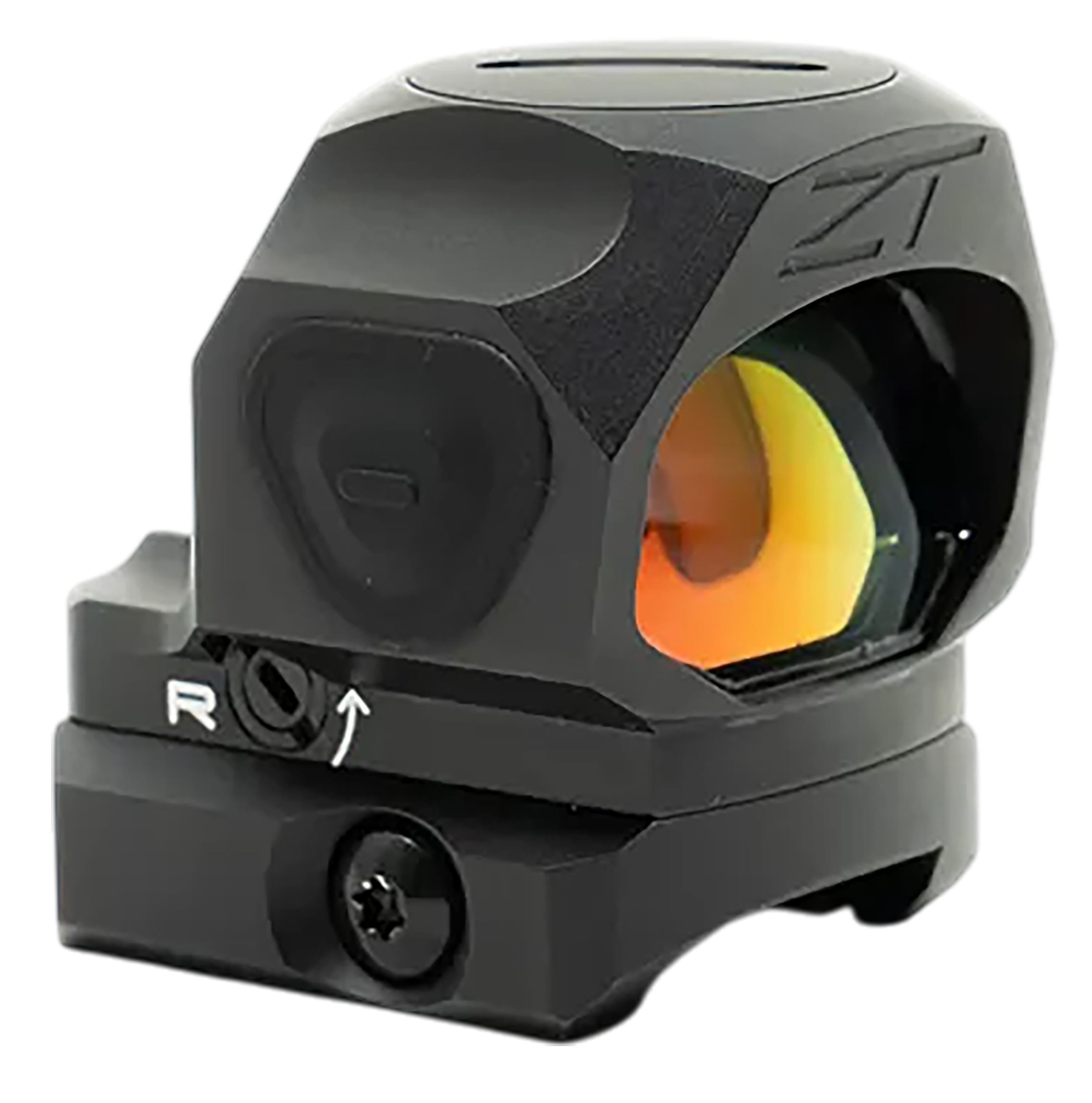 Zero Tech Optics TRAE28 Trace H.A.L.O Black 1x28mmx20mm 3 MOA Red Dot Reticle, Picatinny Rail/RMSc Footprint Mount
