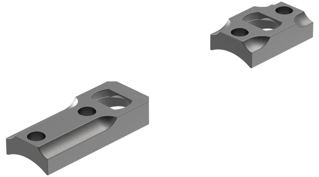 Leupold 171901 Dual Dovetail Base Set Matte Black Ruger American