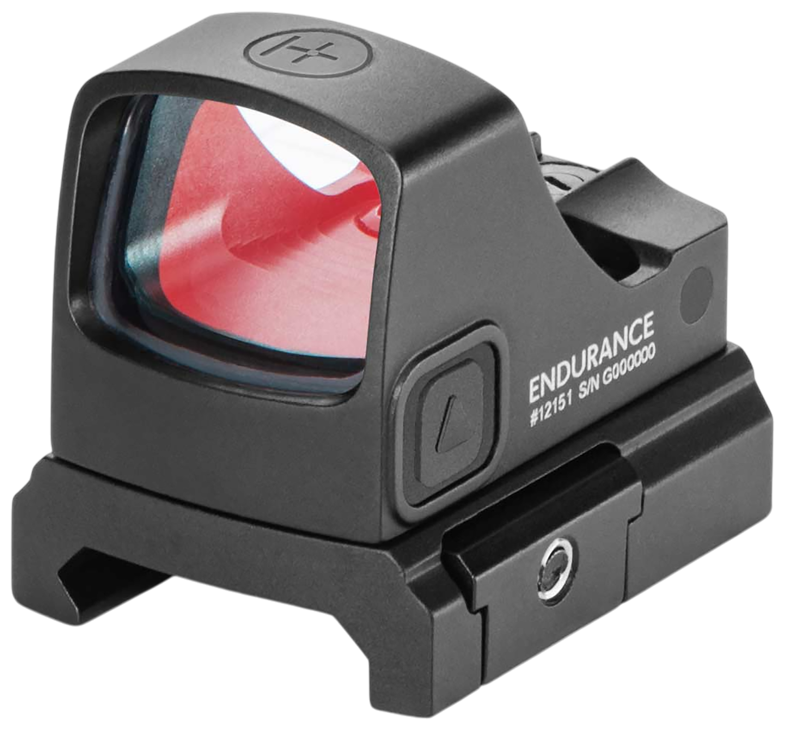 Hawke Sport Optics 12151 Endurance Reflex Sight  Black 1x21mm 3 MOA Dot/Circle Dot Reticle Weaver Rail/RMSc Footprint Mount